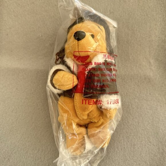 Winnie The Pooh Pilot Pooh The Disney Store Bean Bag 8" Plush Stuffed Toy - Picture 7 of 8